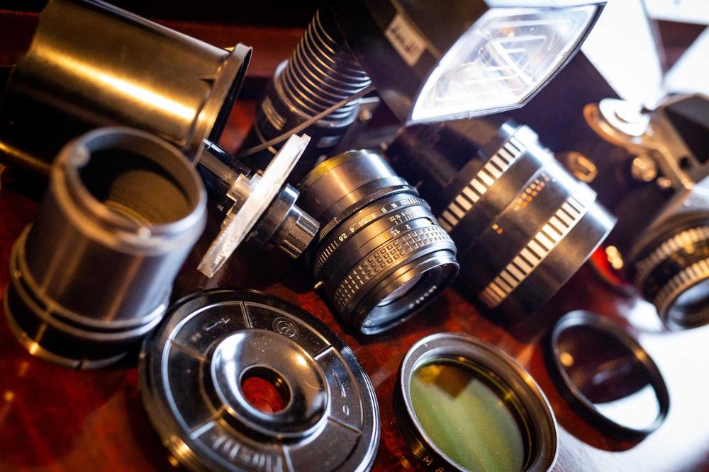 Pentacon Six TL bogty zestaw Zeiss Arasat rarytas zabytkowy aparat