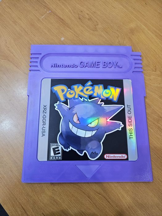 Cartucho de Gameboy Gigante (Gengar)