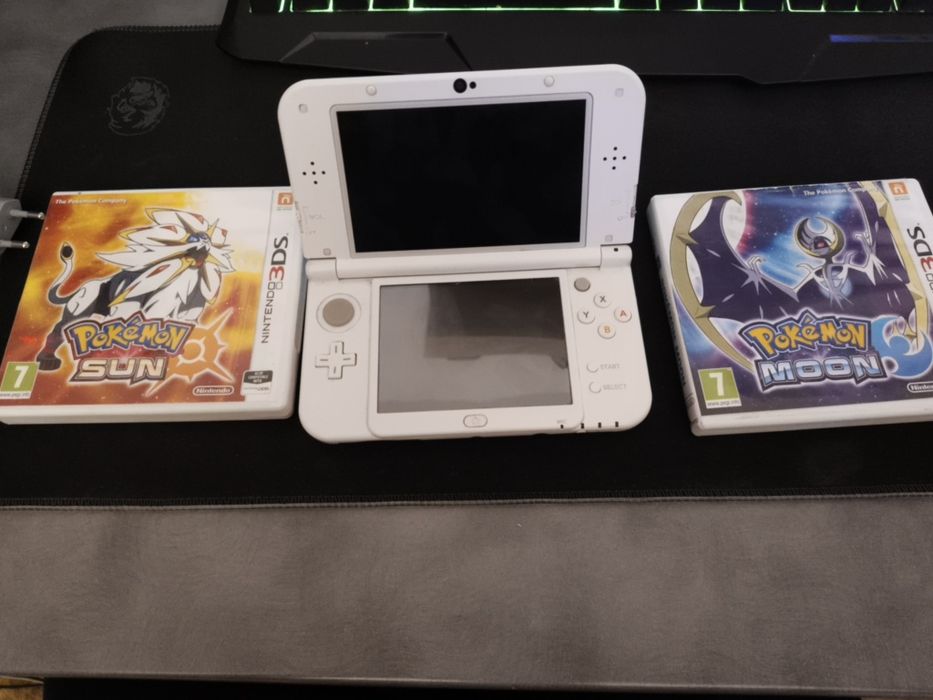 Konsola Nintendo New 3ds XL + 2 gry Pokemon