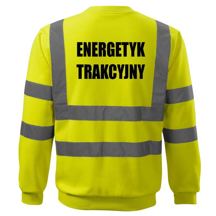 bluza robocza odblaskowa energetyk trakcyjny bluza pkp
