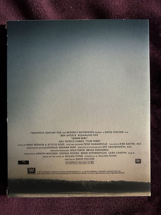 Gone Girl, film blu ray