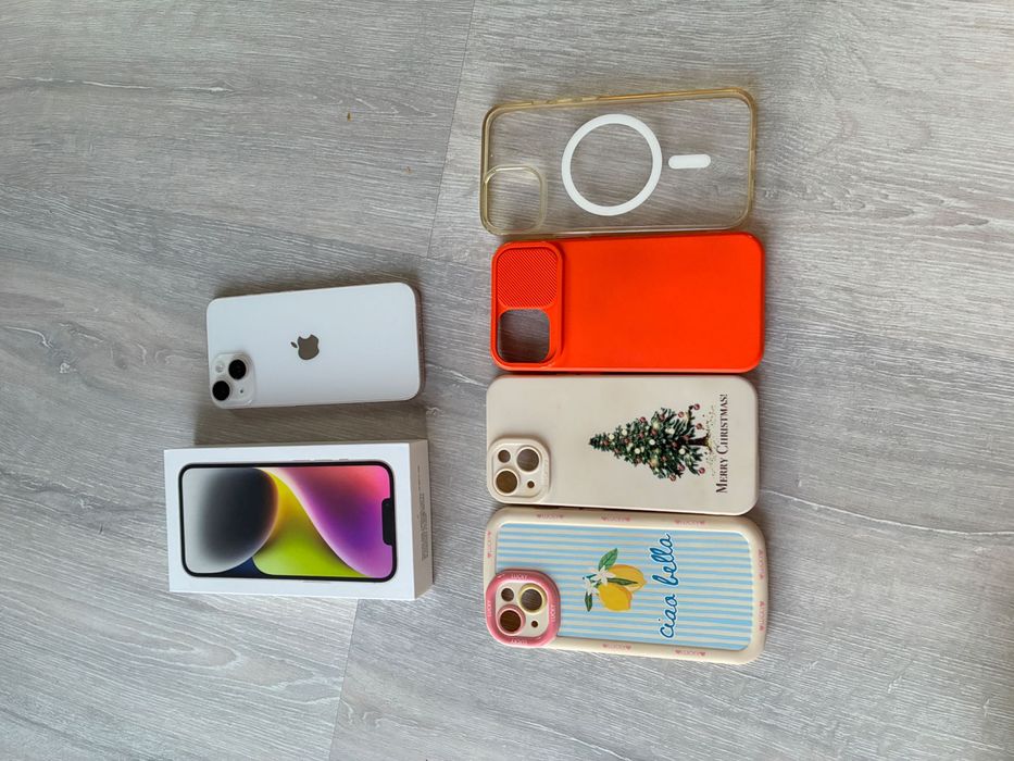 iPhone 14 128 GB/ bardzo dobry stan / Pudełko + kabel