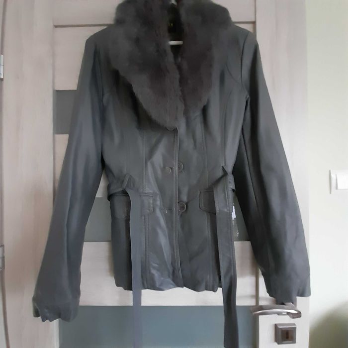 Kurtka damska z ekoskóry