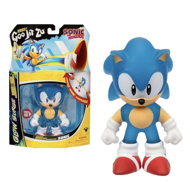 Гуджитсу Соник Heroes of Goo Jit Zu Ежик светиться в темноте Sonic