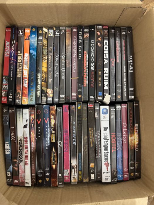 DVD’s de filmes e séries originais