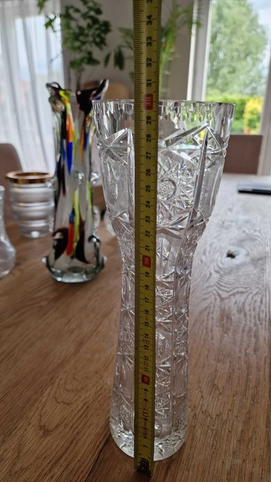 Wazon kryształowy Vintage PRL