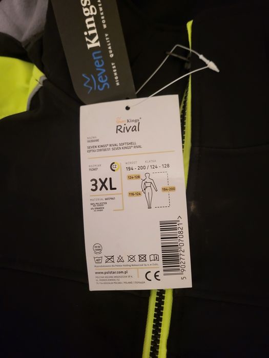 Kurtka softshell odblaskowa