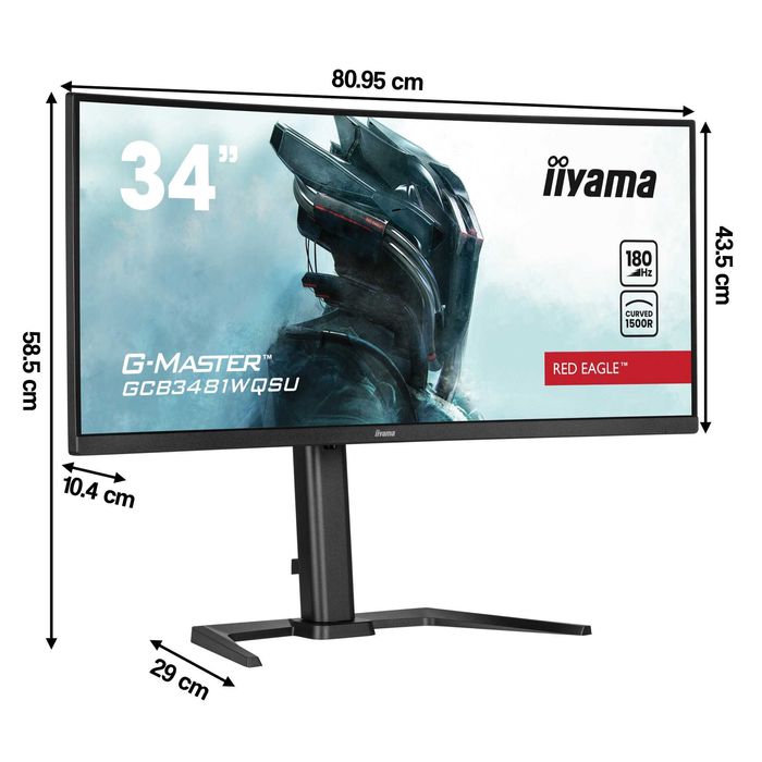 Monitor panoramiczny IIYAMA GCB3481WQSU-B1 34 cale 180Hz