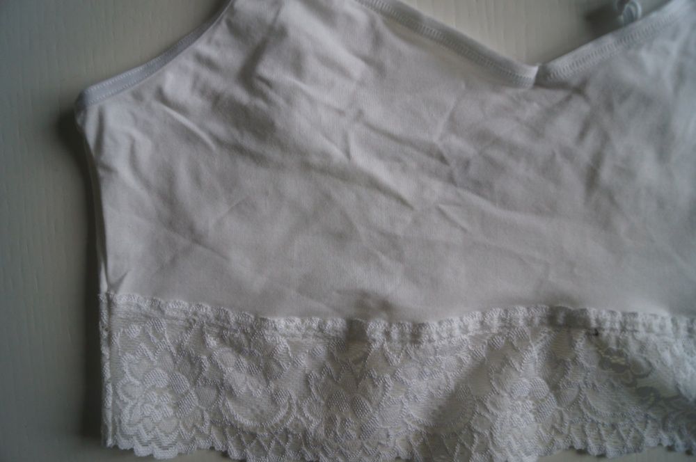 Sloggi Romance Bralette Biustonosz Biały TOP 40 L