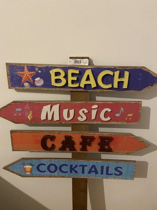 Placa decorativa - para casa ou bar