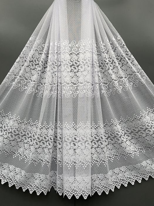 Сучасна коротка тюль висота 1.8 - 2м, гардины штори, фатінки