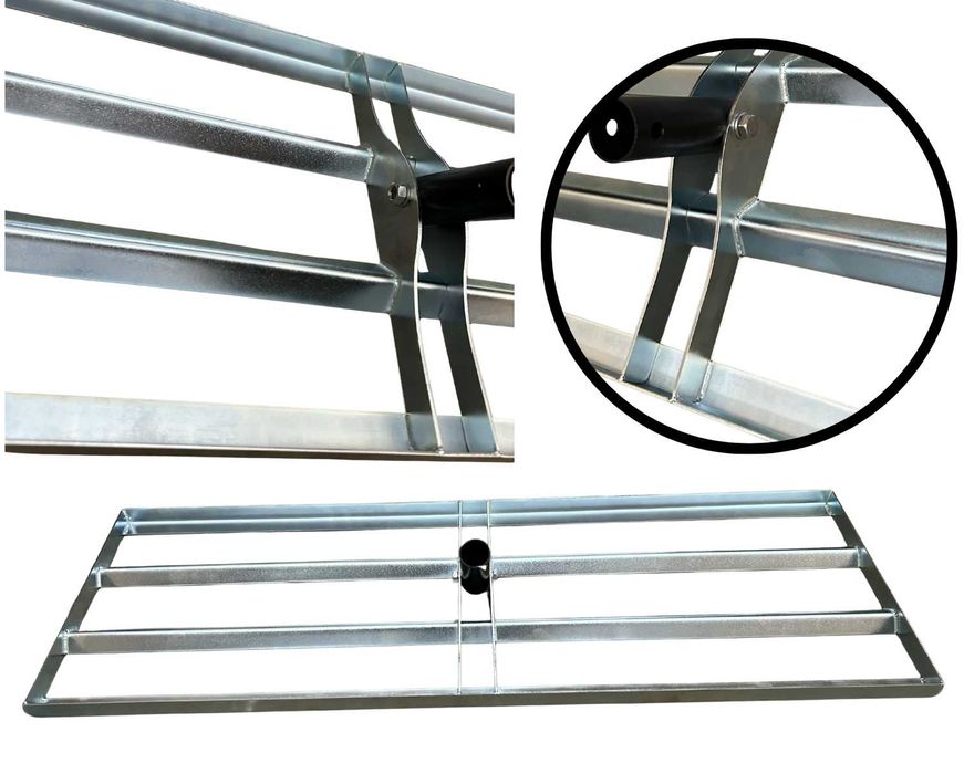 Równiarka do trawnika 90 cm OCYNK Ręczny niwelator terenu i ziemi