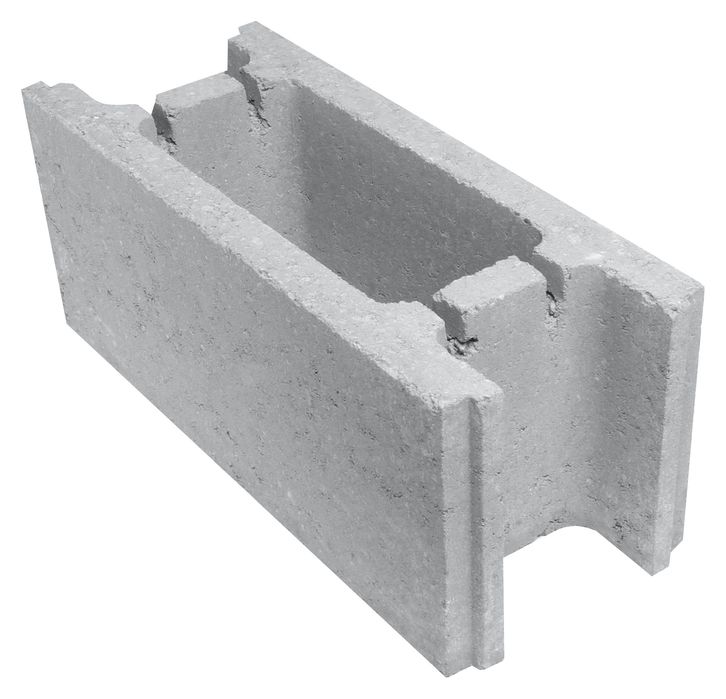 Betonowy pustak szalunkowy / kostka szalunkowa 49x20x20 cm