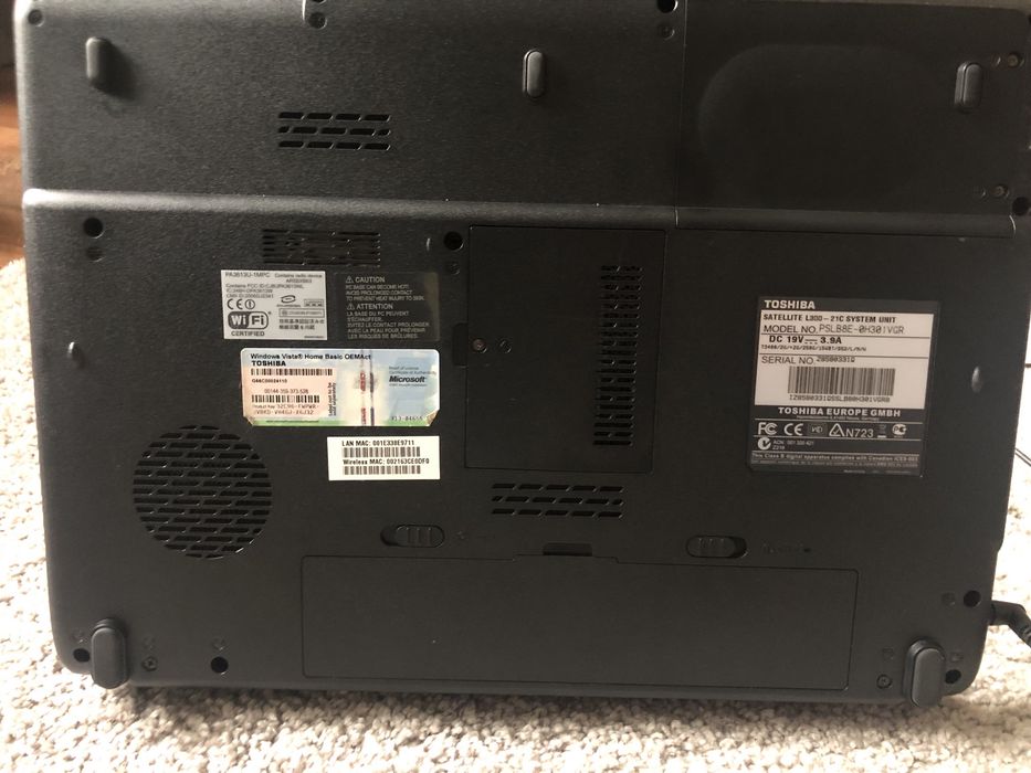Продаж ноутбука Toshiba l300