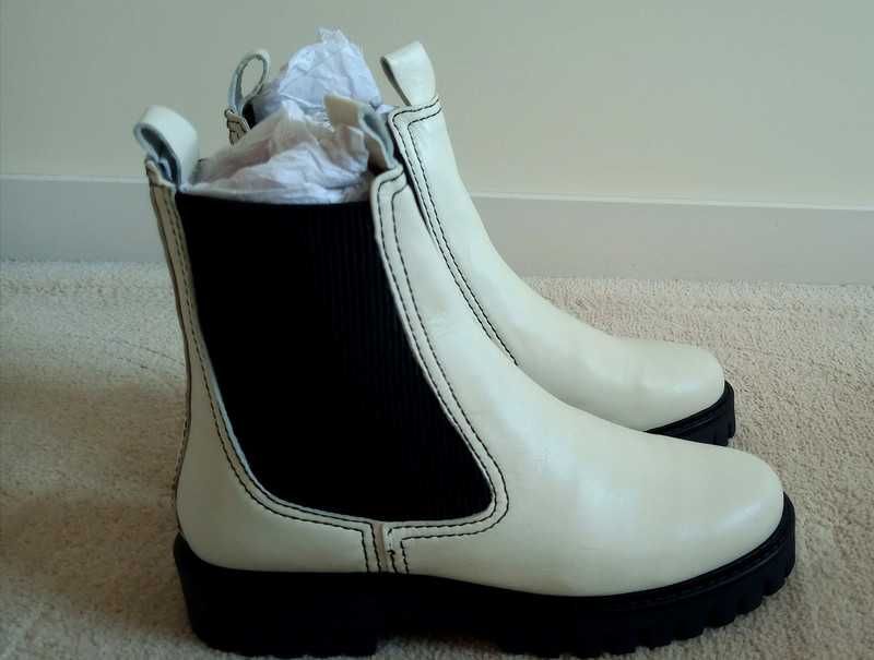 Buty skórzane sztyblety Na-Kd r. 38