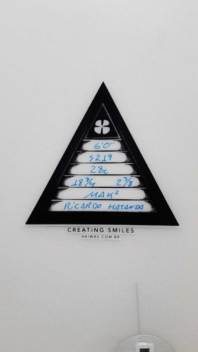 Ótima prancha de surf 6'0, acompanha capa e jogo de quilhas.