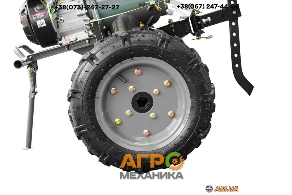 Мотоблок бензиновий АМ 105-3Б колеса 10"