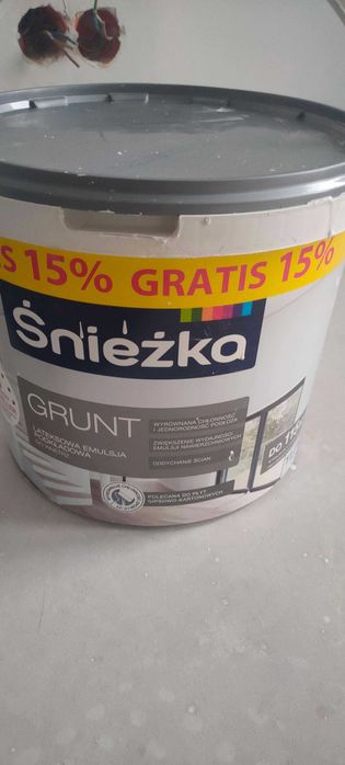 Śnieżka Grunt - Lateksowa emulsja podkładowa do wnętrz 11,5L