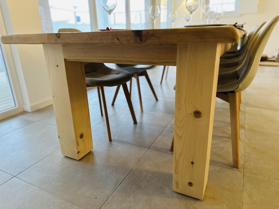 Mesa rústica de cedro