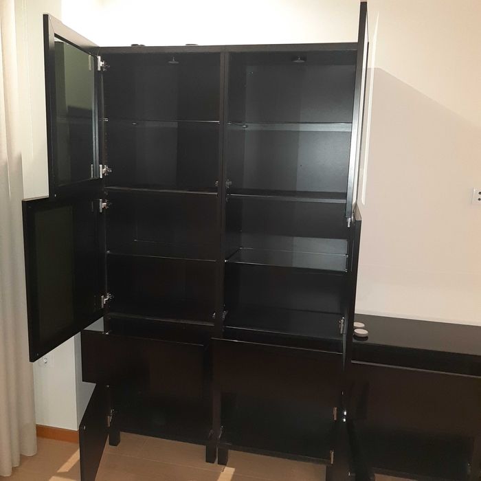 Mobília Sala TV/Armários parede completa IKEA BESTÅ (6 módulos)