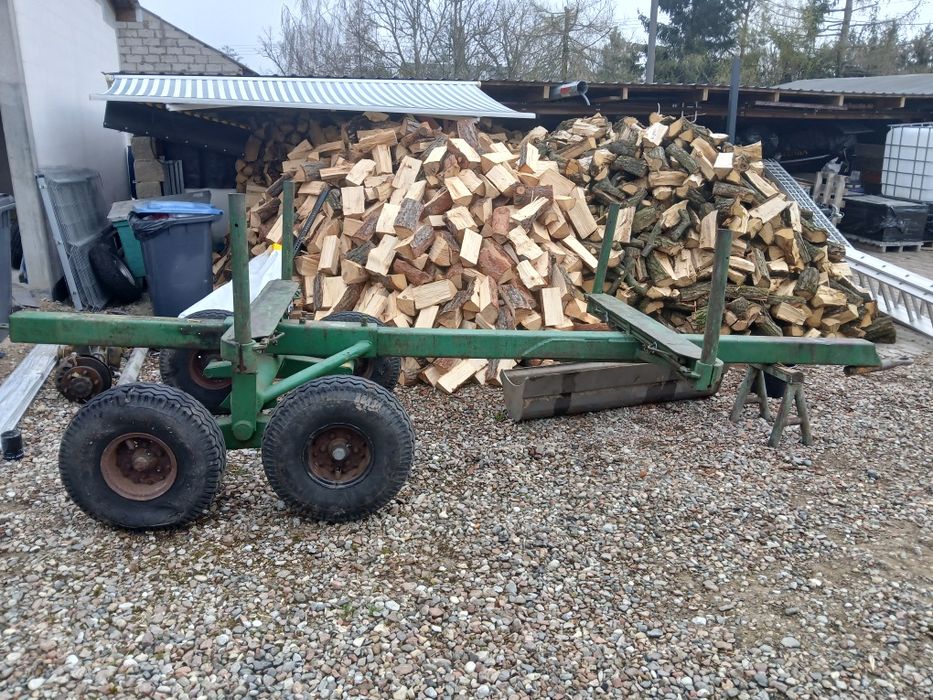 Przyczepa przyczepka lesna tandem