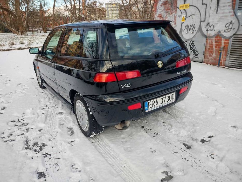 Alfa Romeo 145 1.4 TS, ZADBANA, youngtimer, NISKI PRZEBIEG