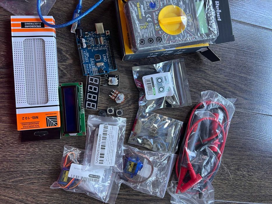 Komplet akcesoriów elektronicznych do Arduino i nauki elektroniki