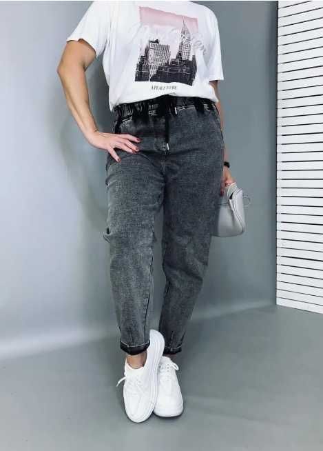 Джинси МОМ жіночі у великих розмірах 31-36