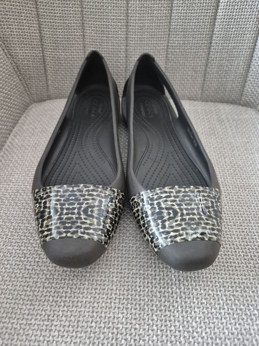 Brązowe baleriny Crocs