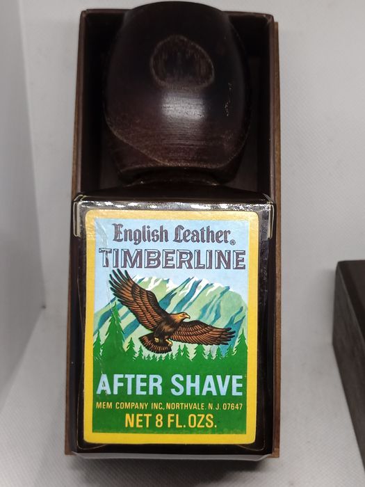 Frasco antigo de After Shave English Leather timberline