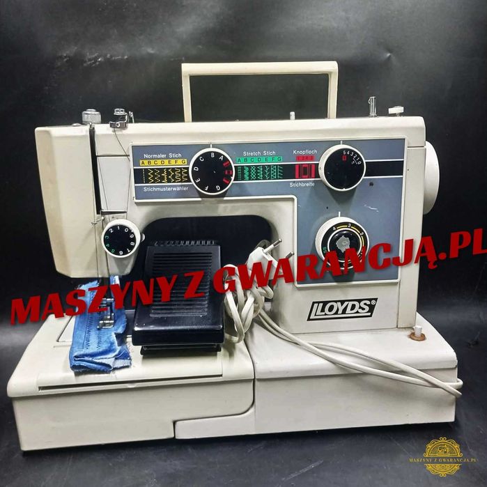 Niemiecka METALOWA Maszyna do szycia po serwisie