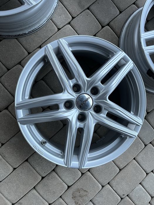 Alufelgi 4x RONAL R65 SILBER 6.5x17 5x100 ET:37/68 H8