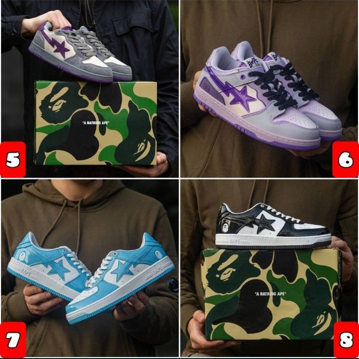 БЕЗ ПЕРЕДПЛАТИ‼️ Кросівки A Bathing Ape Bape SK8 Sta, JJJJound / 36-4