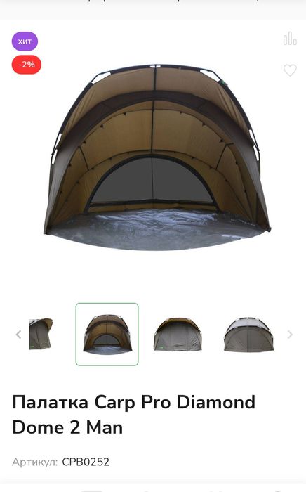 Палатка с внутренней капсулой