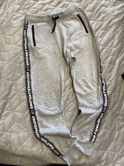 Штани з лампасами h&m світлі 158