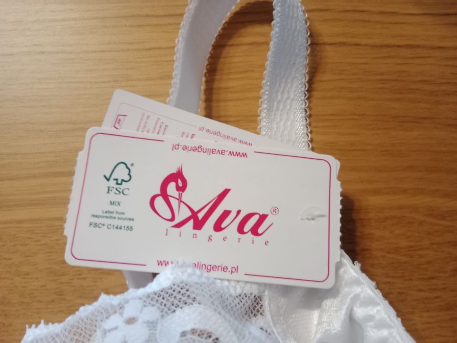 Stanik Ava Biały