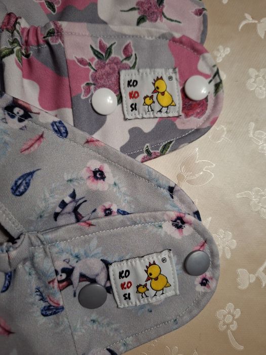 Otulacz OS, PUL, dwie pieluszki wielorazowe