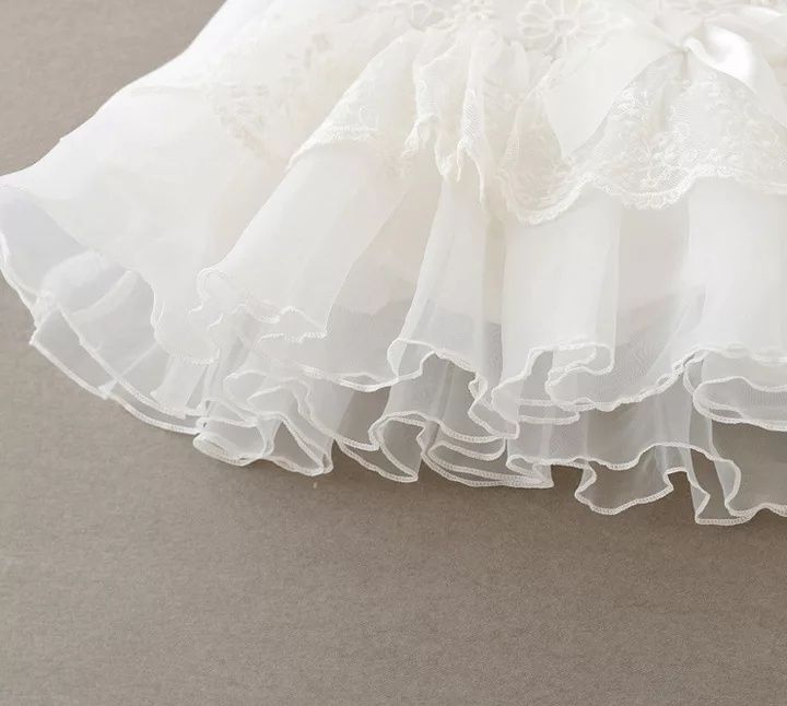 Праздничное платье + пинетки и повязка для девочки