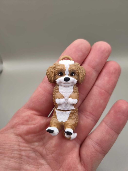 Brelok Piesek Flexi 3D – pudel miniaturowy