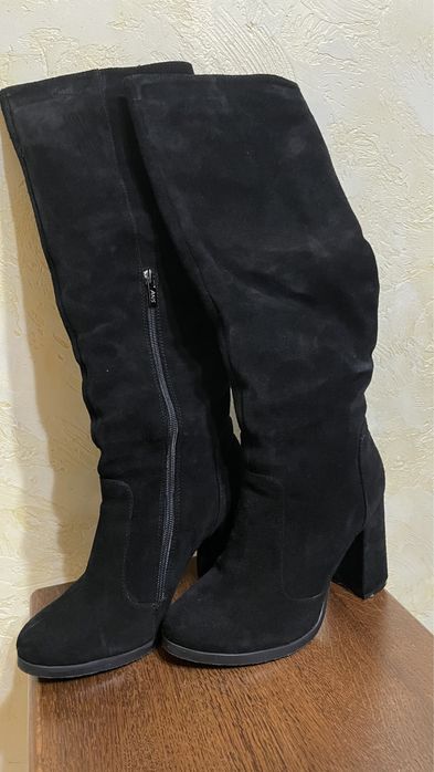 Сапожки сапоги чоботи ботинки на каблуку зима