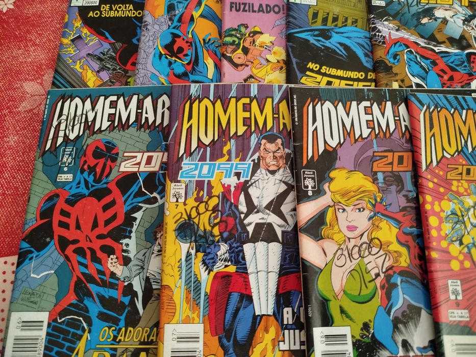 Lote BD Homem-Aranha 2099 + X-Men 2099 (Marvel Brasil / Portugal) – 10 Livros
