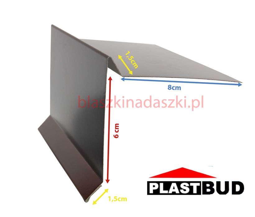 Wiatrownica pod gont, wiatrownica boczna pod papę, wiatrownice