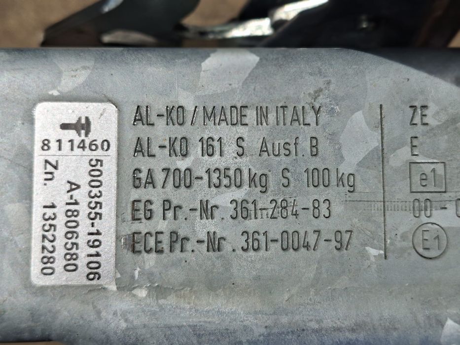 Reboque como novo 1300kg