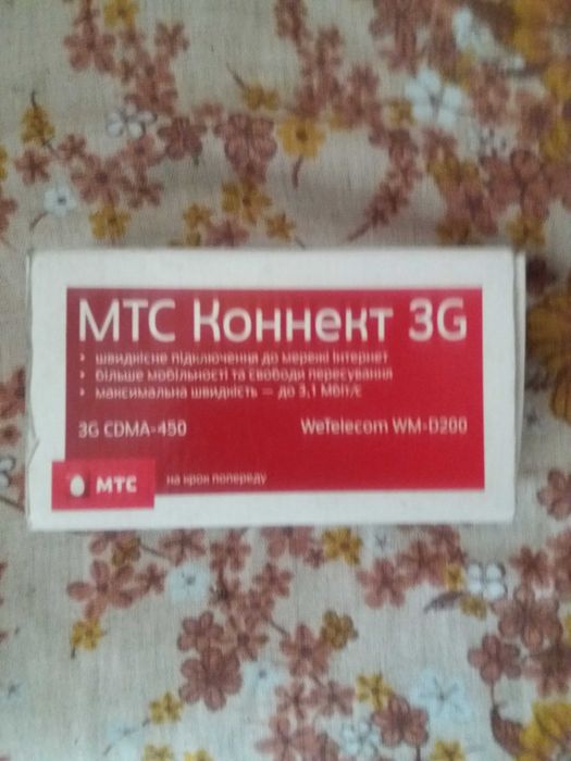 Модем USB 3G МТС Коннект