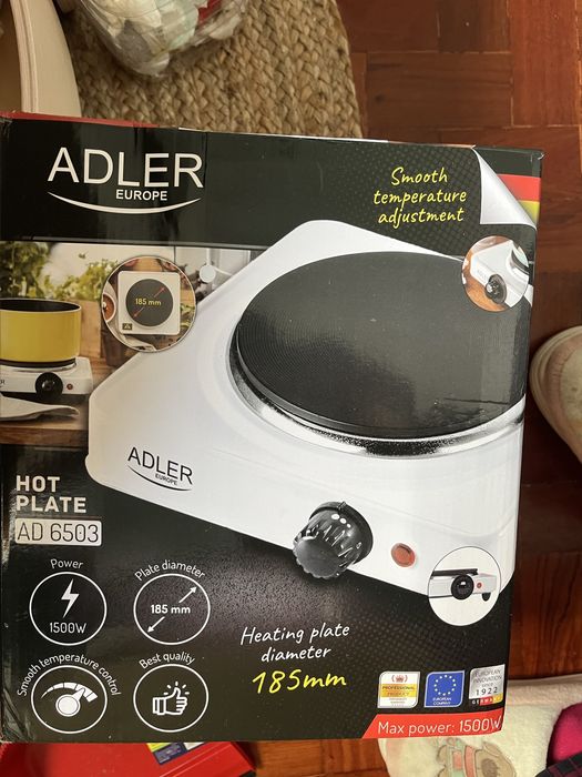 Placa Elétrica Adler 1500W – Como Nova (Usada 1 vez)