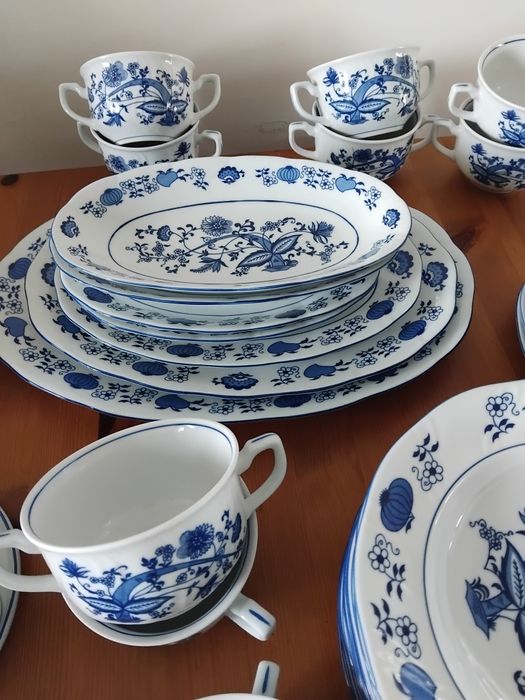 Serwis obiadowy 12 osób Porcelana KSIĄŻ 60 elementów