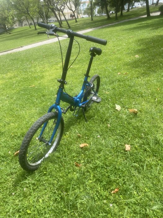 Bicicleta de abrir e fechar