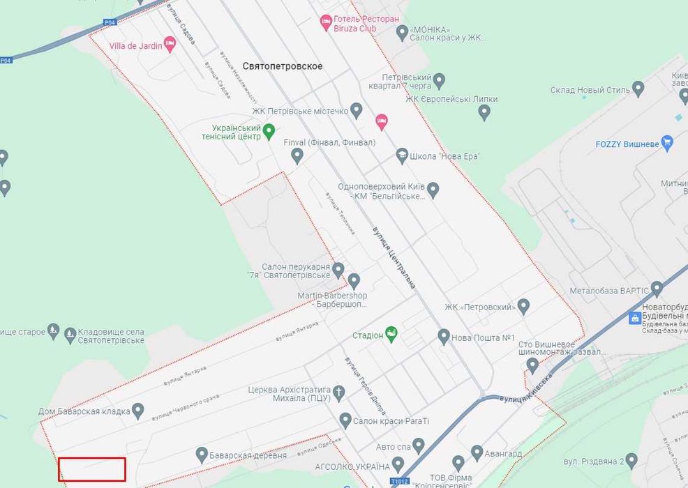 Ділянка в с. Святопетрівське вул. Урожайна 12 соток