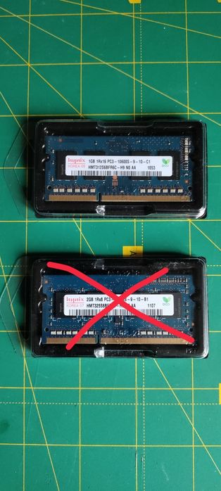 Оперативна пам'ять ноутбука 1 гб ddr3