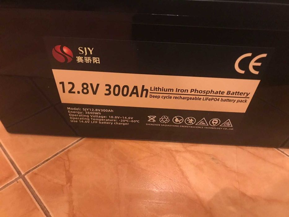 Акумулятор “SJY LiFePo4”(12.8V 300 Ah) БЕЗКОШТОВНА ДОСТАВКА! Дата виготовлення 2026 В Наявності!